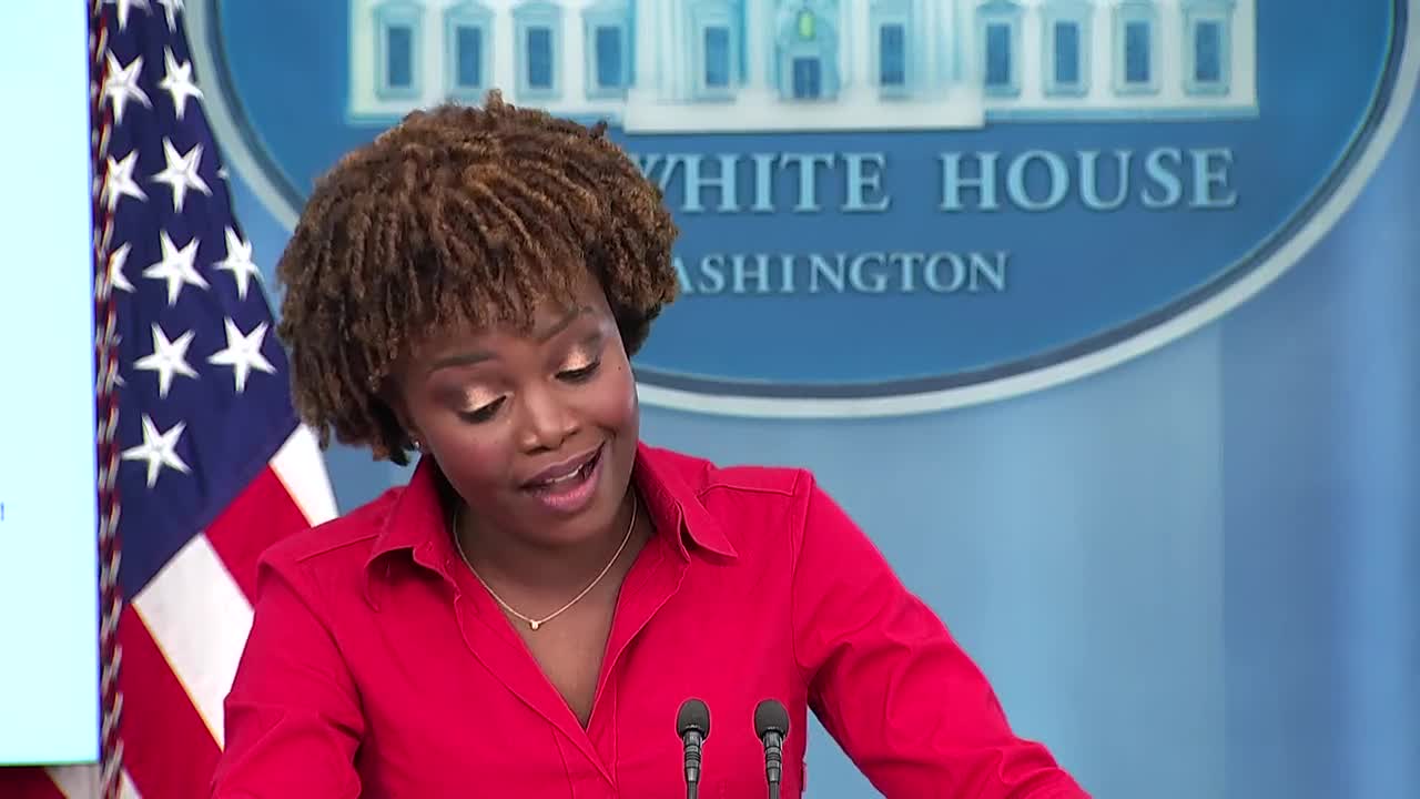 Karine Jean-Pierre Provides Update On Baby Formula Shortage During White House Press Briefing