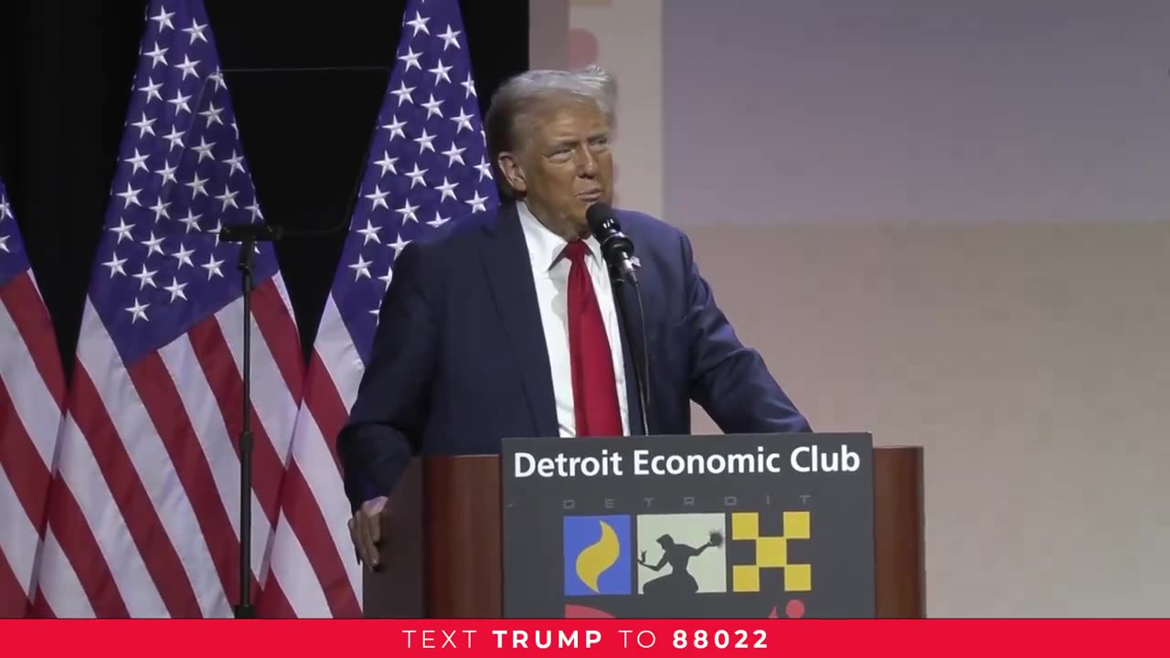 Trump at the Detroit Economic Club