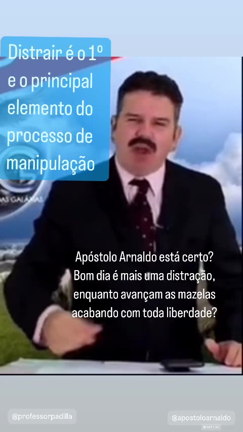 O apostolo Arnaldo pede não se desperdiçar tempo e nem energia com "bom dia" nos grupos de zap: