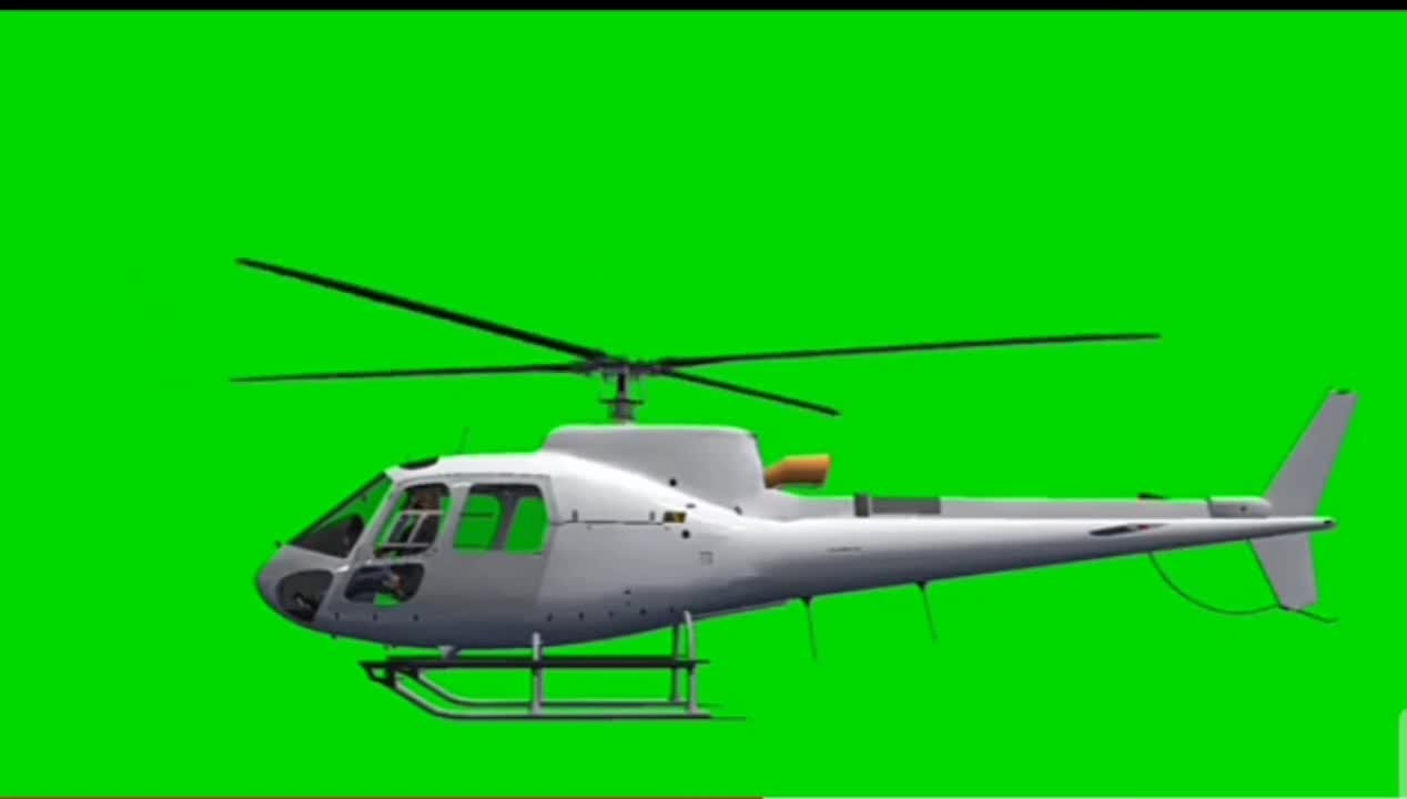 green screen helicopter video