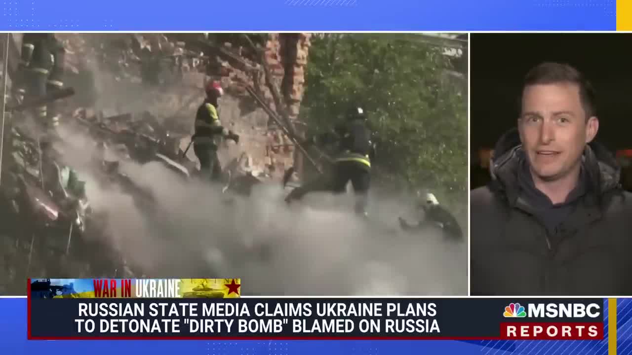 Russian State Media Claims Ukraine Plans To Detonate 'Dirty Bomb' Blamed On Russia