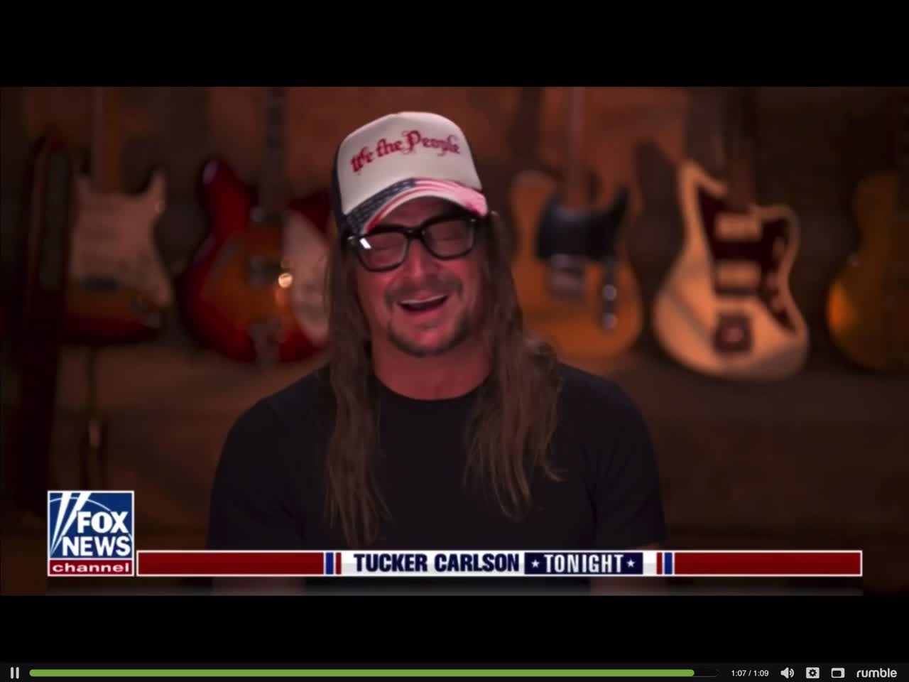 Kid Rock has a Waffle House plate and a Let’s Go Brandon Edition emblem on his Rolls Royce
