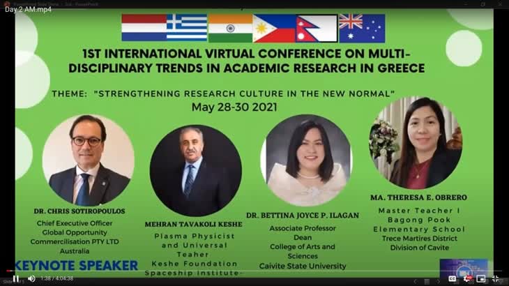 1st International Virtual Conference On Multi-Disciplinary Trends, May 28-30, 2021