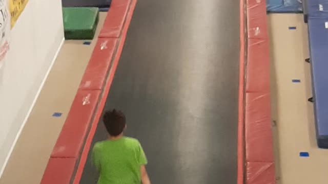 Double Backflip on Tumble track