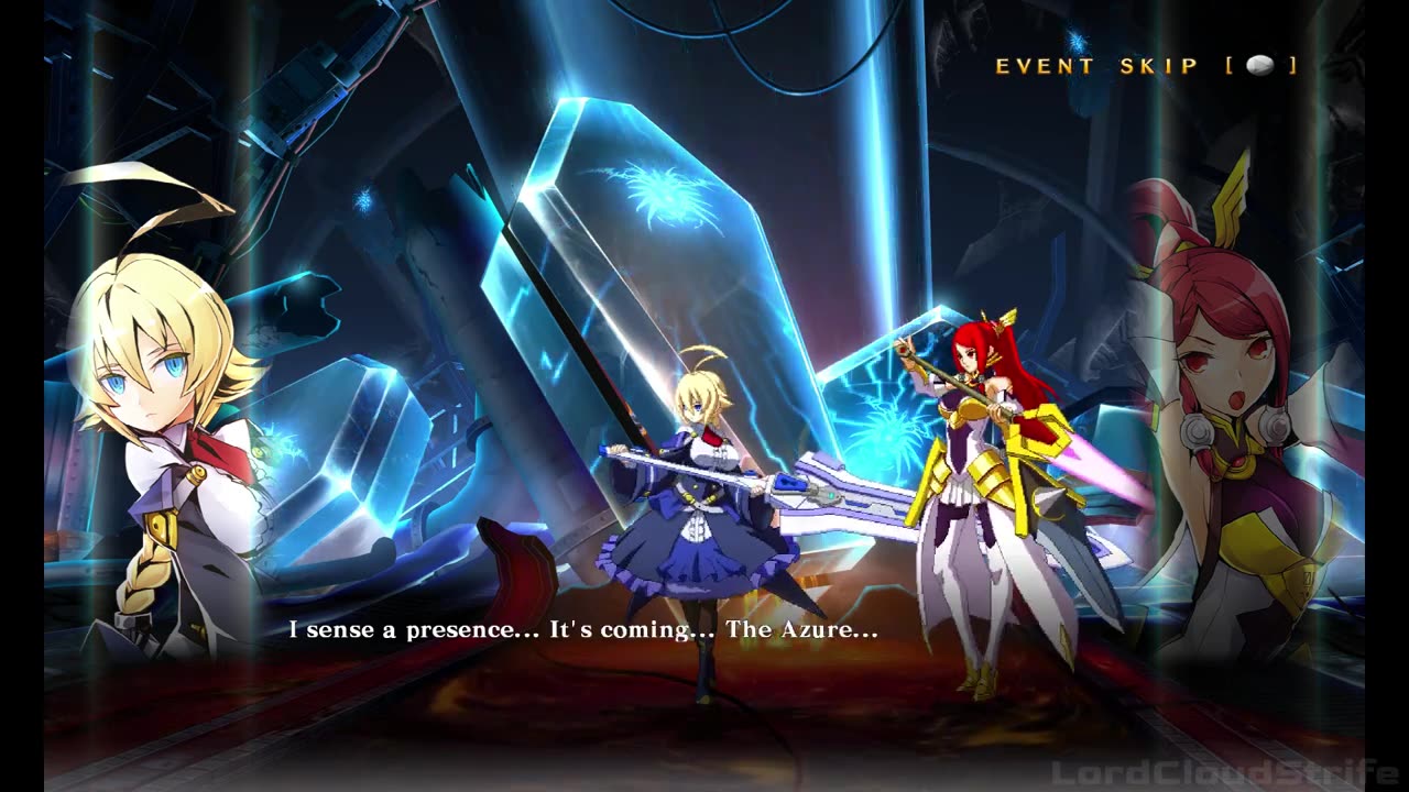 BlazBlue Central Fiction - Es Arcade Story All Acts Full Cutscenes No Commentary