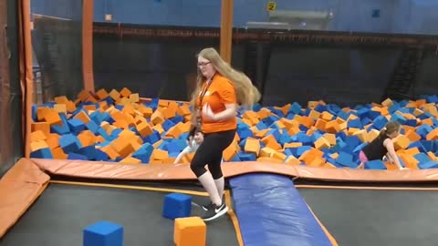 Spencer at Sky Zone VID 20180715 114430