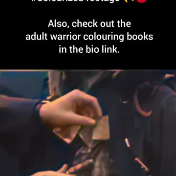 B-17 crewman removes unexploded round in vest daring move #Colourized footage 🛩️🔴