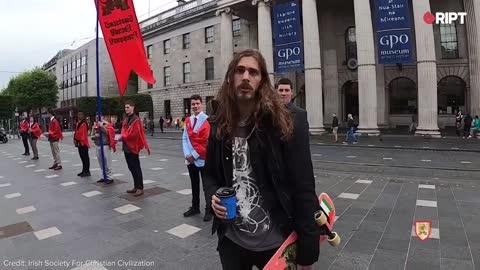 Irish liberals meltdown, eat pro-life leaflets [cringe warning]