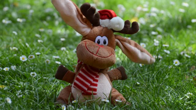 Reindeer Christmas Moose Fun To Dance Wiggle Ears