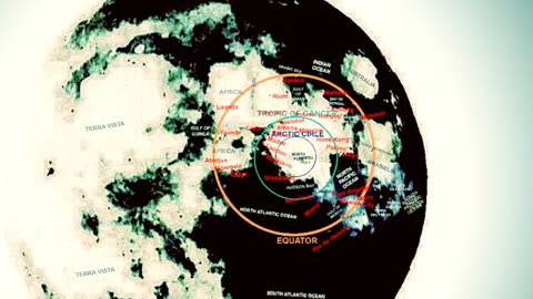 Circles of Flatworld Latitude on Plasma moon