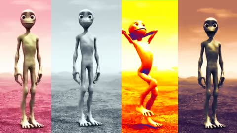 Fanny aliens vs Dance tu Casita vs alien dance vs Green aliens Dance