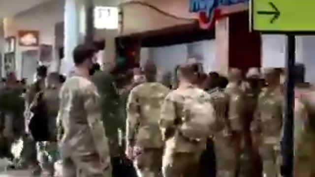 Hundreds of Soldiers Spotted at Atlanta Airport Amid Trump Rally in Georgia Tonight