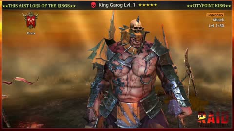 Raid Shadow Legends - King Garog - Classic Skin