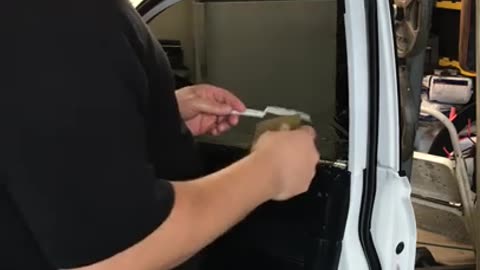 Window Tinting process