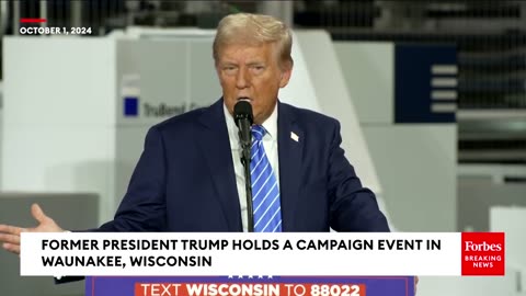 BREAKING NEWS: Trump Castigates Biden-Harris Foreign Policy, Economic Record At Wisconsin Rally