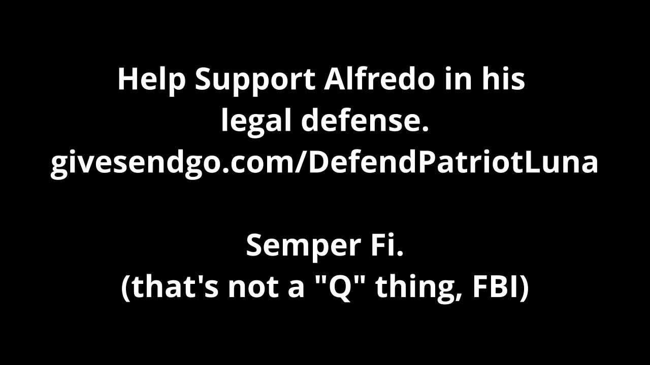 Surveillance footage of FBI raid on Alfredo Luna's home on 1/15/21 at ~5am