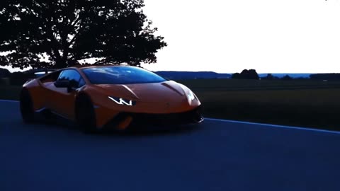 Orange Lamborghini