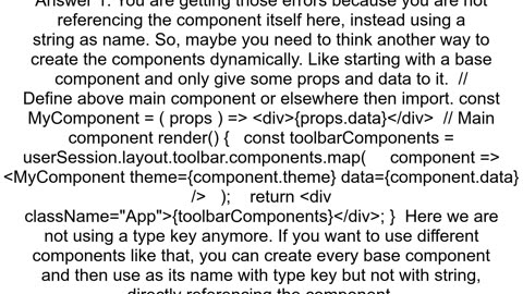 Incorrect casing error with dynamically rendered component in React