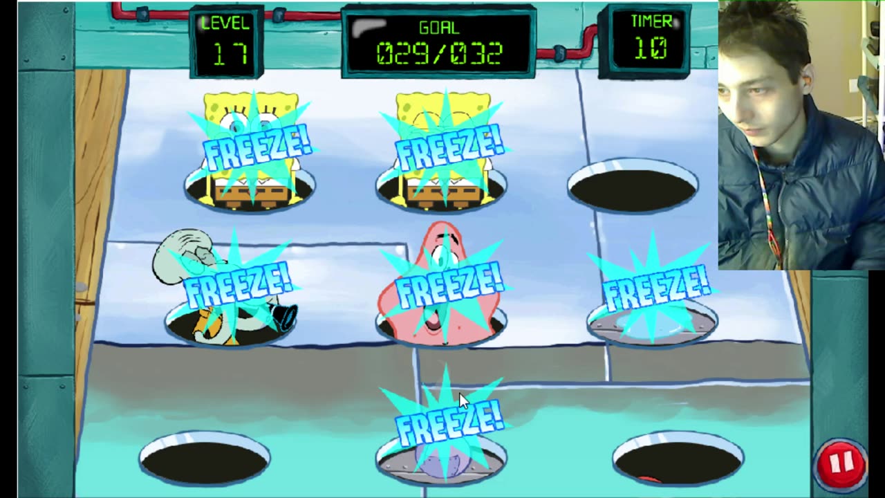 Failed Attempt #53 To Earn The Highest Score In Level 17 Of The SpongeBob SquarePants Bikini Bottom