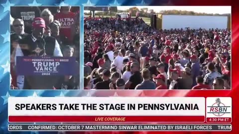 Steelers Great Antonio Brown Addresses Trump Rally Crowd In Latrobe, PA