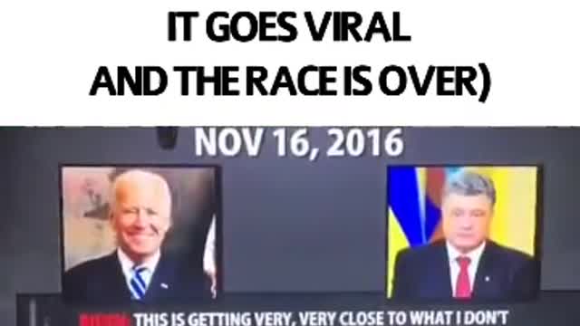 Joe Biden Secret Phone call - if this goes viral it is game over