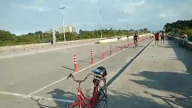 Roro Bicycle Lane In Cordova, Cebu, Philippines