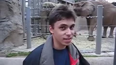 "Me at the zoo" THE FIRST VIDEO ON YOUTUBE