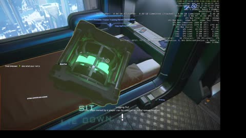 Star Citizen glitches crates cargo in bed