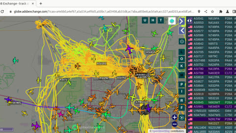 LYM3103 again, more plane bangin and gang stalking by KPHX on Jan 26th 2024