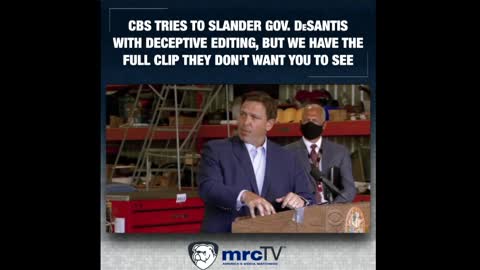 60 Minutes attempts to Smear of Ron DeSantis