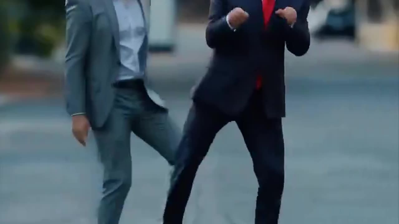 Elon Musk & Donald Trump dancing meme