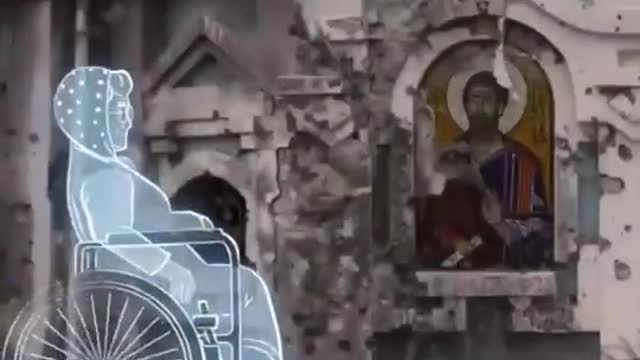 Ukrainian animation artist posted a video for tribute