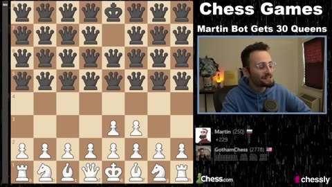 Can I win with 30 Queens against Martin