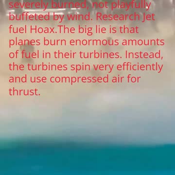 Jet Fuel Usage Is A Hoax