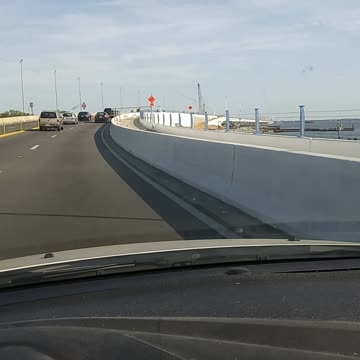 Driving over the Bay Bridge
