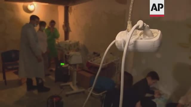 Maternity ward moved to bomb shelter in Kharkiv