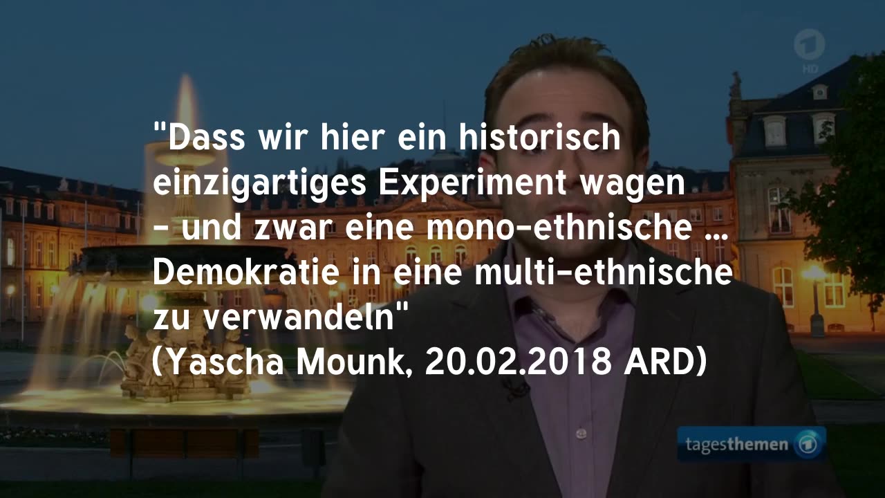 Yascha Mounk Ein historisch einzigartiges Experiment -Tagesthemen 20.02.2018