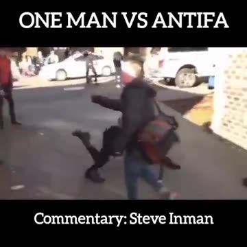 ONE MAN VS ANTIFA 🤣