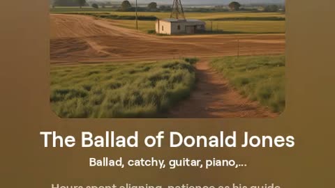 The Ballad of Donald Jones 3