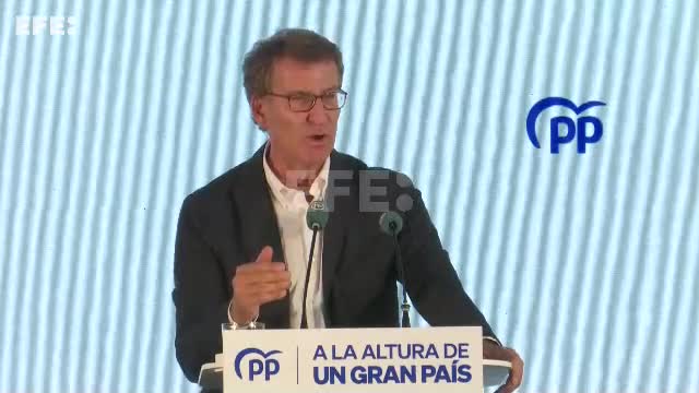 Feijóo preocupado por que españoles “sean más pobres con políticas del PSOE”