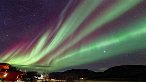 OldGuyDIY Northern Lights Time Lapse Pictures Photos Búðardalur, Iceland - Aurora - 10_24_22 - KP4