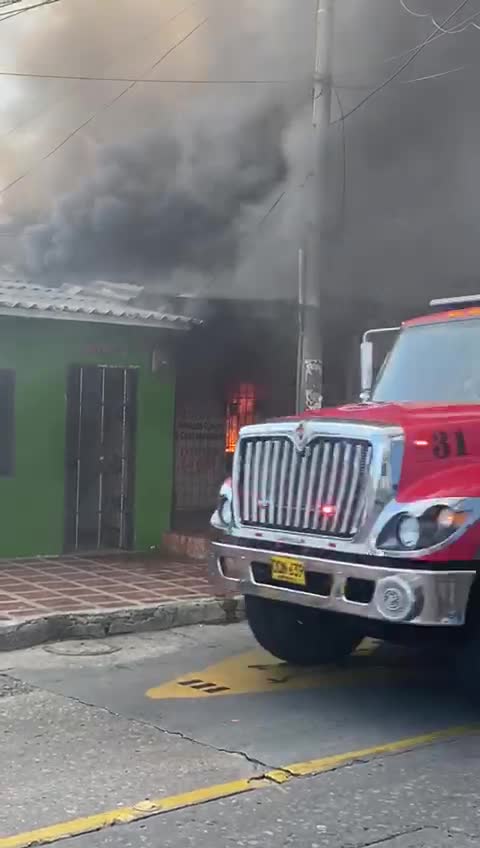 Conflagración en Barranquilla