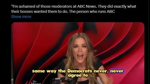 BREAKING: Megyn Kelly just went on an intense rant calling out the disgusting ABC hosts for working with Kamala Harris to sink Trump and STEAL THE ELECTION "I'm ashamed of those moderators at ABC News. They did exactly what their bosses wanted