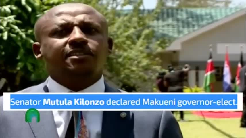 IEBC UPDATE- Senator Mutula Kilonzo declared Makueni governor-elect.- news 54