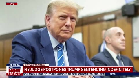 Trump's sentencing canceled indefinitely, Judge grants request to try dismissal