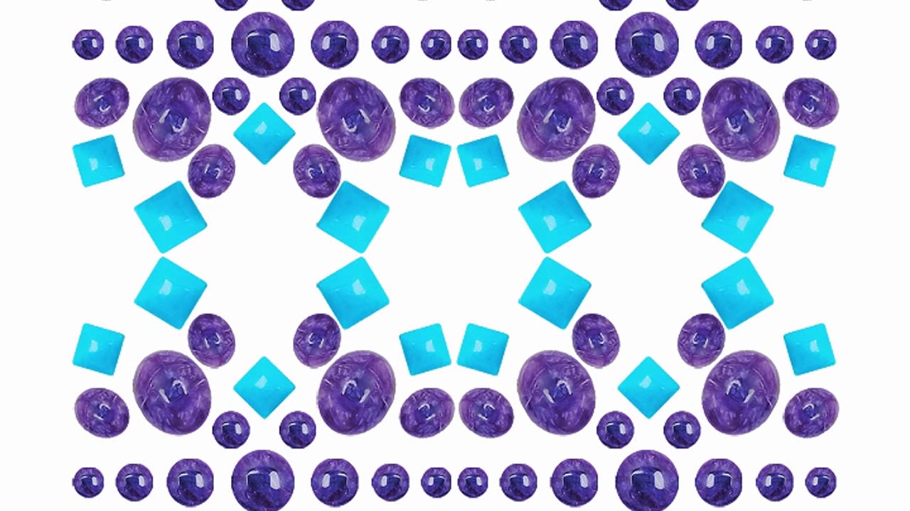 Charoite Natural turquoise blue purple round oval square 15mm 10*8m Simple atmosphere gemstone