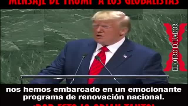 DONALD TRUMP l MENSAJE A LOS GLOBALISTAS