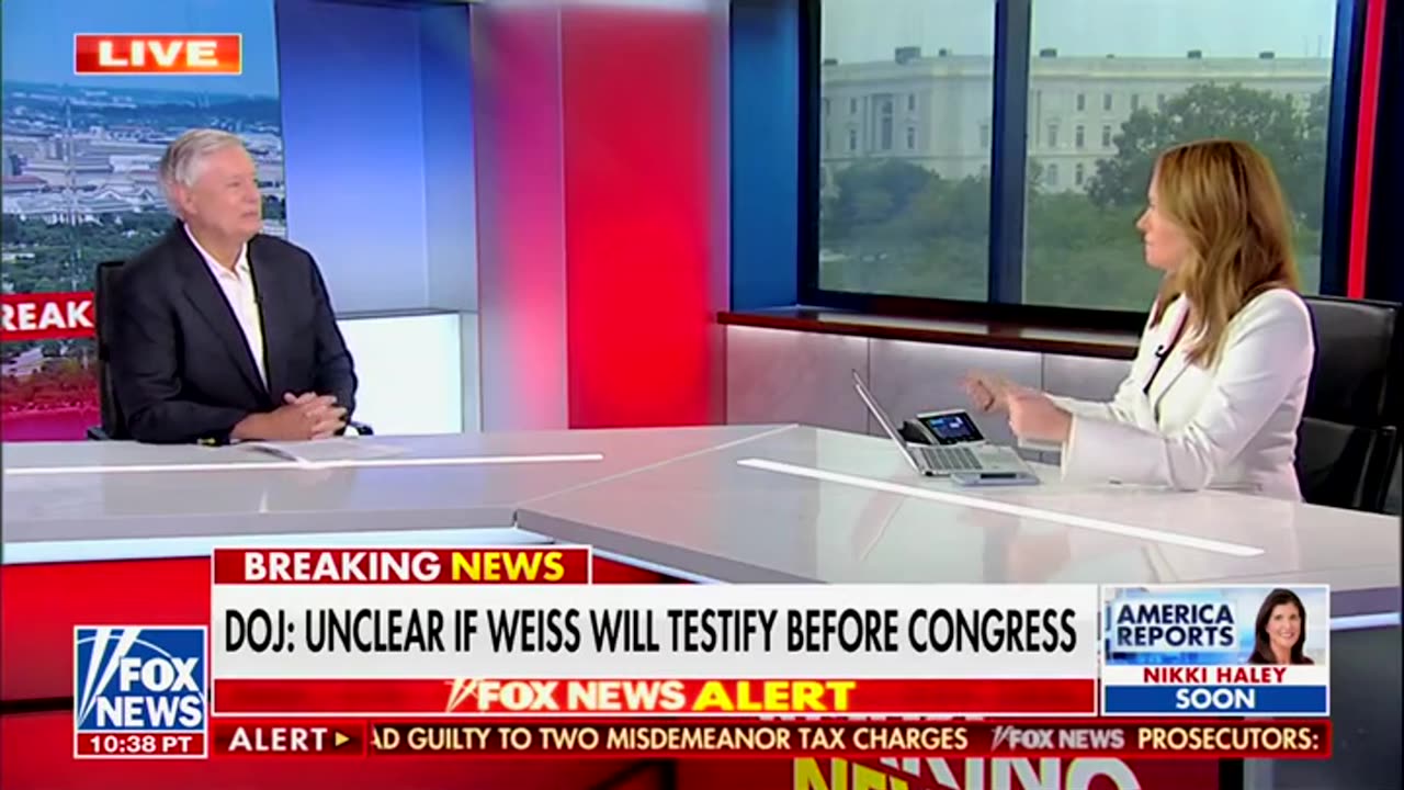 'Dumber Than Dirt': Graham Says DOJ Is Trying To Pull A Fast One On Americans With Weiss Appointment