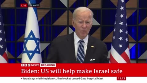 Joe Biden says attack on Israel was equivalent to fifteen 9/11's