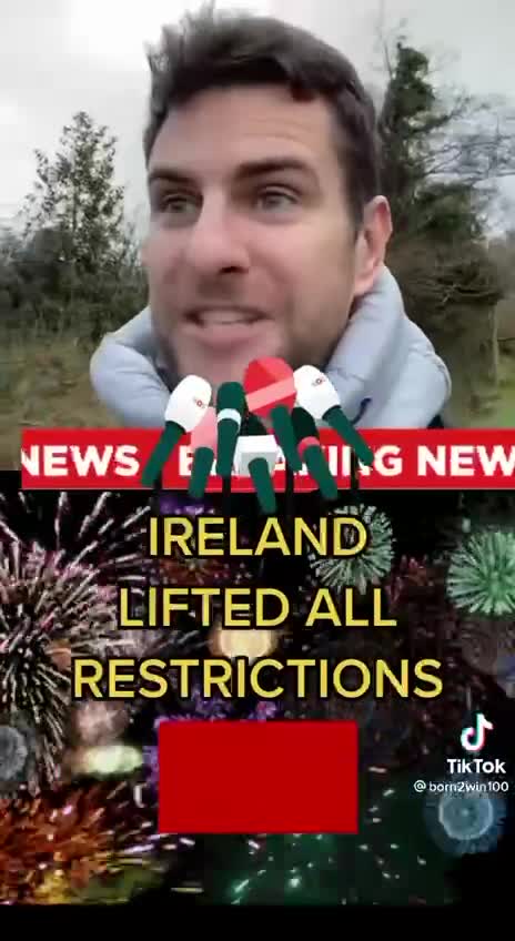 IRELAND ARE CELEBRATING! ALL RESTRICTIONS LIFTED! LOCKSTEP